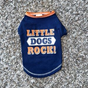 “Little Dogs Rock” Pet Tee